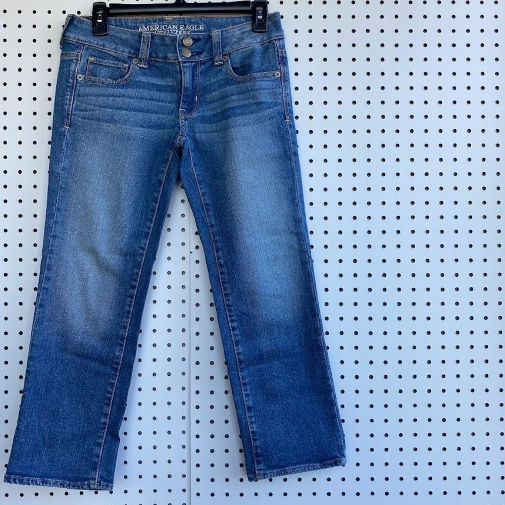 American Eagle Artist Crop Stretch Jeans